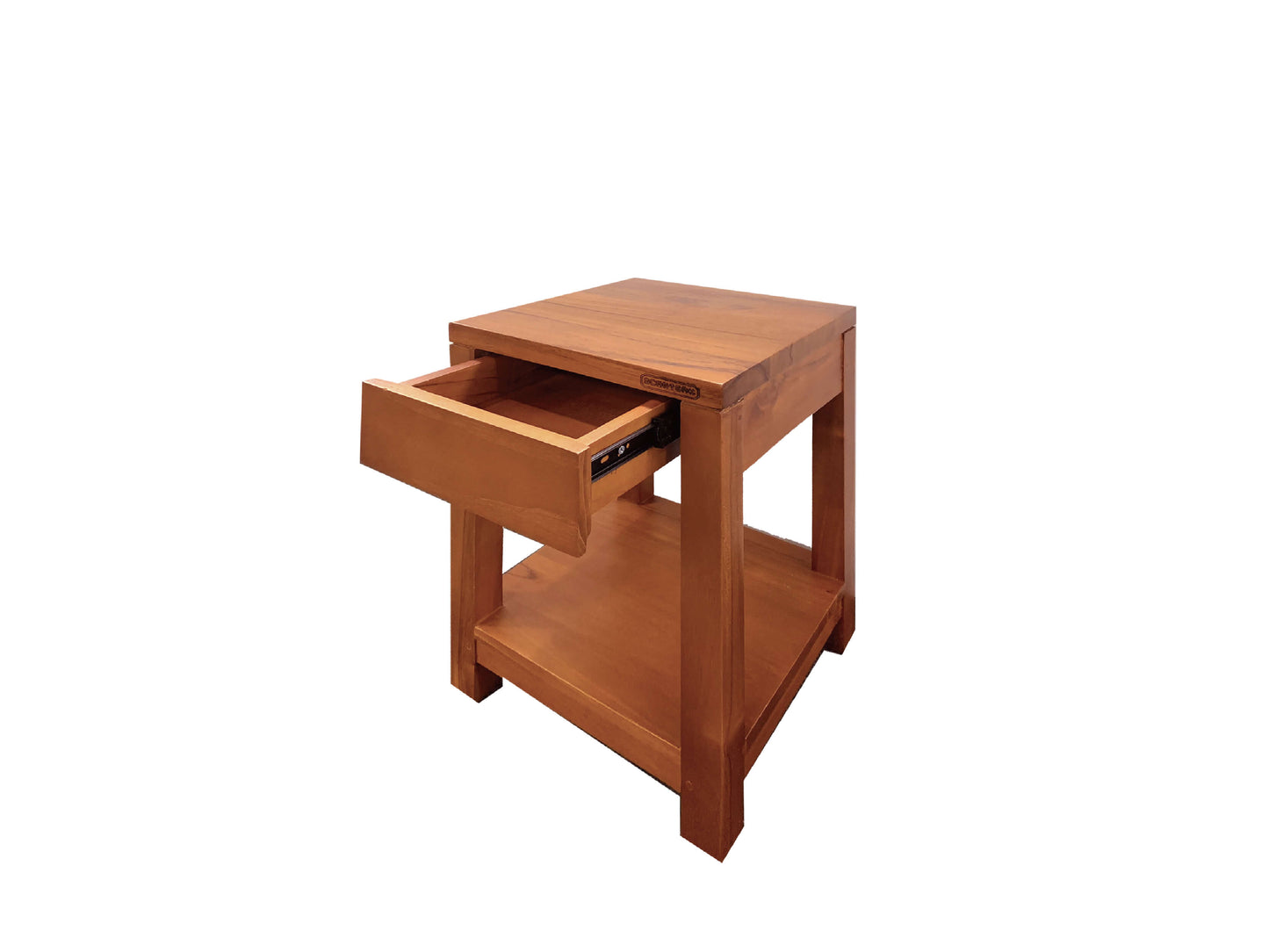 【詩肯柚木】45cm實心柚木置物架