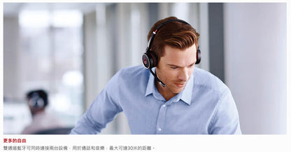 【Jabra】Evolve 75 商用ANC藍牙耳機麥克風