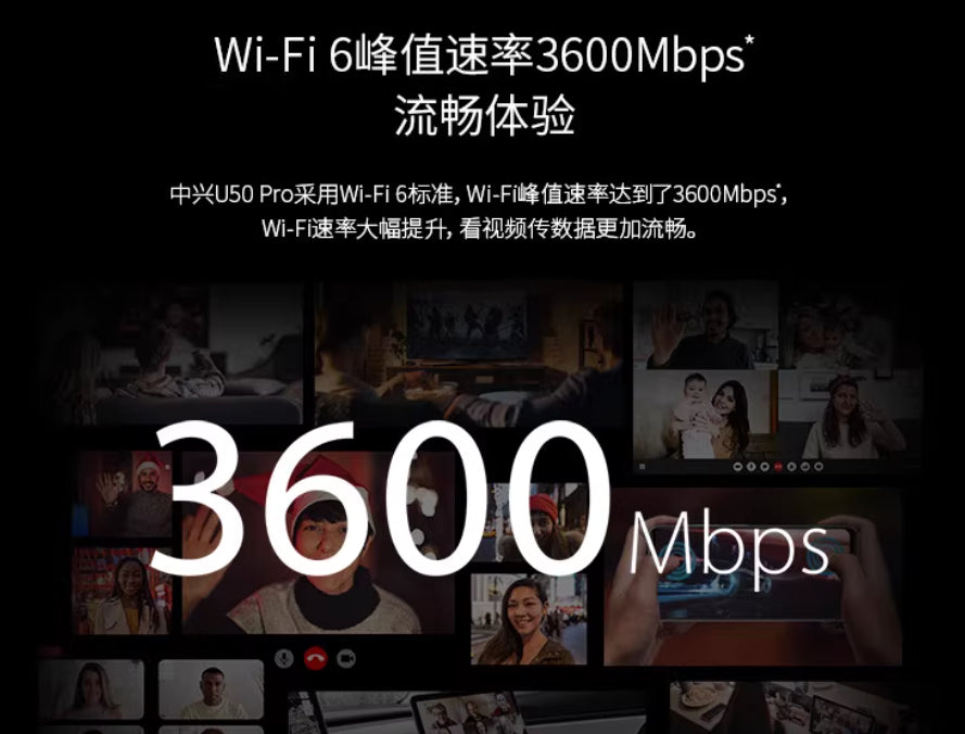 【ZTE】5G隨身WiFi6 Pro Max (MU5120)
