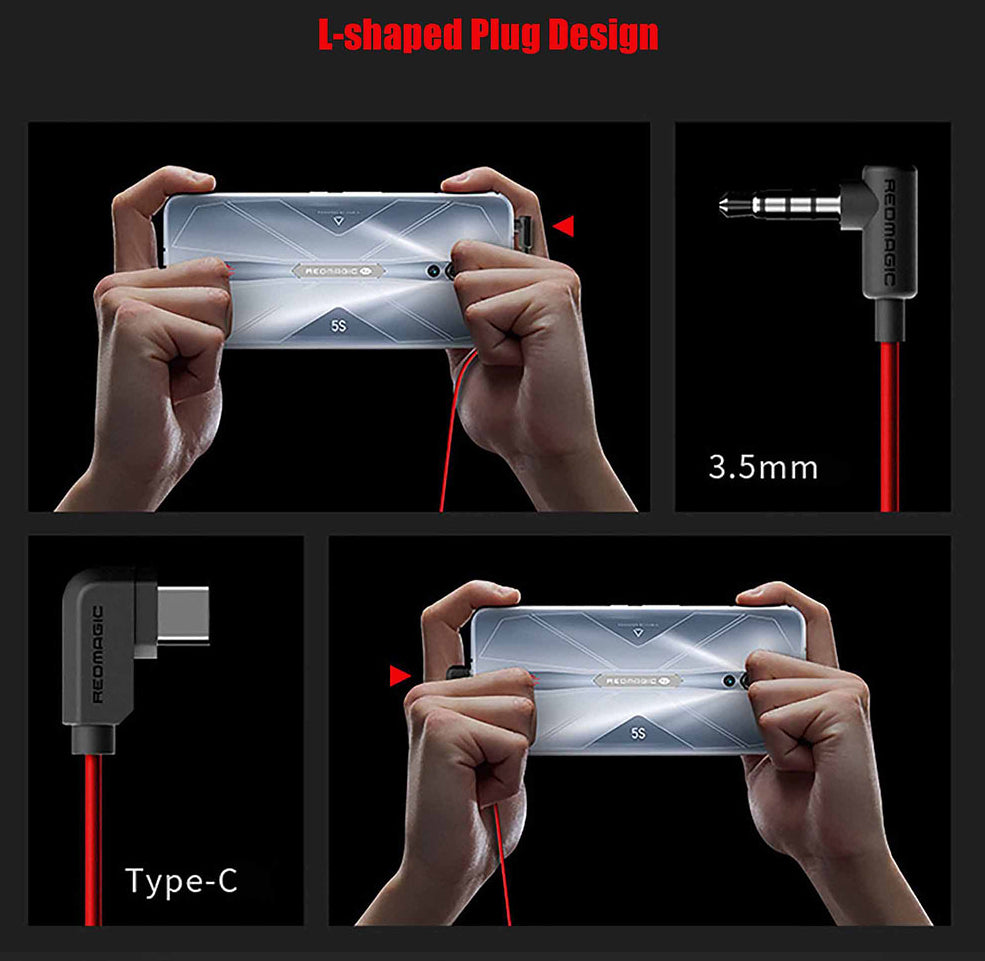 【RedMagic紅魔】有線電競耳機(WH4001)