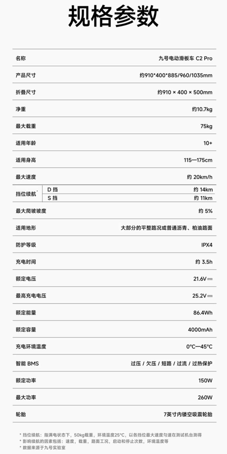 【ninebot九號】電動滑板車 C2 Pro