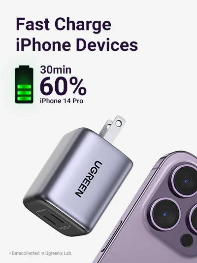 【UGREEN綠聯】45W GaN PD 快速充電器